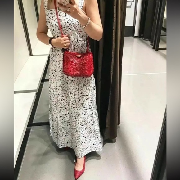 ZARA PRINT DRESS SIZE S - Picture 16 of 17